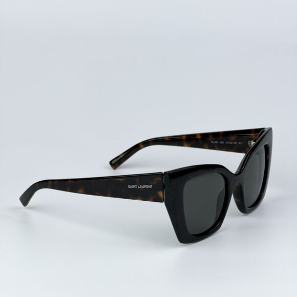 Saint Laurent SL552 008 BRAND NEW Sunglasses Havana Grey Cat Eye Women - Picture 8 of 14